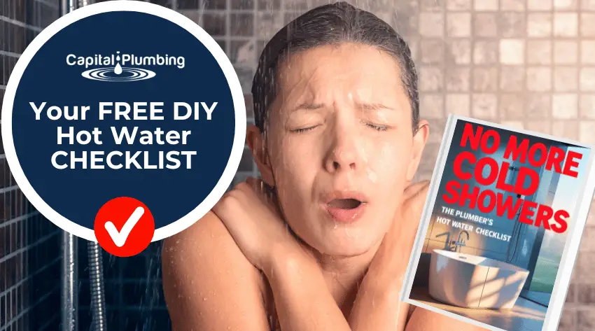 free hot water checklist for property managers, homeowners and builders